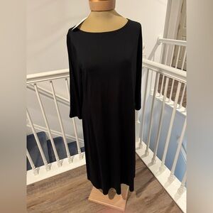 NWT Eileen Fisher black dress